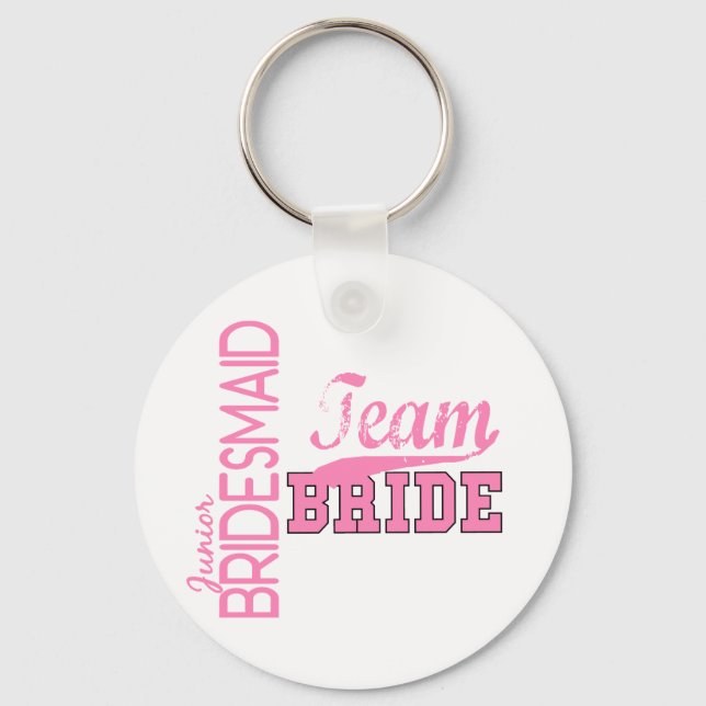 Team Bride 1 JUNIOR JR BRIDESMAID Schlüsselanhänger (Vorderseite)