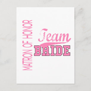 Team Bride 1 MATRON Postkarte