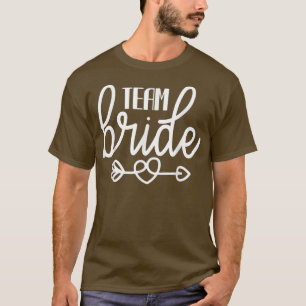 Team Bride Arrow Wedding Party und Bachelorette Pa T-Shirt