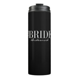Team Bride Bridesmaid Brautparty Thermal Tumbler Thermosbecher