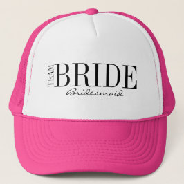 Team Bride Bridesmaid Brautparty Truckerkappe