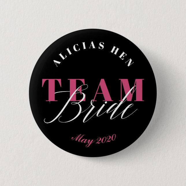 TEAM BRIDE BUTTON (Vorderseite)
