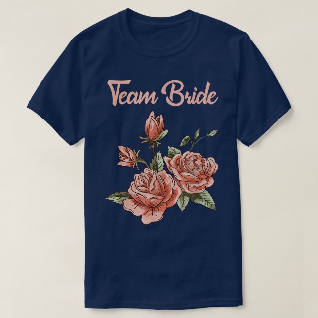 Team Bride Costume Wedding Hen Party Idee T-Shirt (Design vorne)