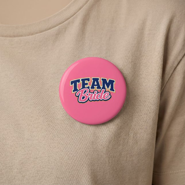 Team Bride Feste Hochzeitsgesellschaft Button (Von Creator hochgeladen)