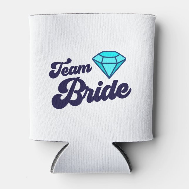 Team Bride Getränkekühler Dosenkühler (Vorderseite)