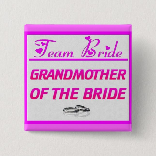Team Bride Grandmutter Button (Vorderseite)
