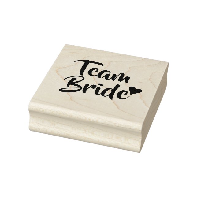 Team Bride Heart Gummistempel (Stempel)