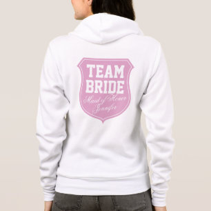 Team Bride Hoodie für Trauzeugin   Anpassbar
