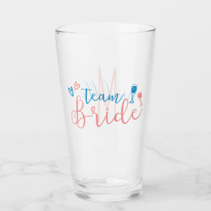 Team Bride Junggeselinnen-Abschied Personalisiert Glas