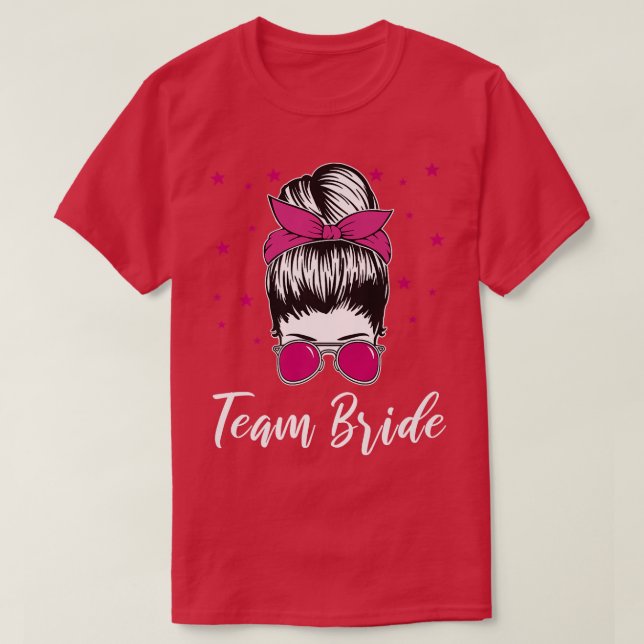 Team Bride Junggeselinnen-Abschied Premium T-Shirt (Design vorne)