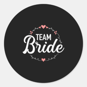 Team Bride Junggeselinnen-Abschied Runder Aufkleber