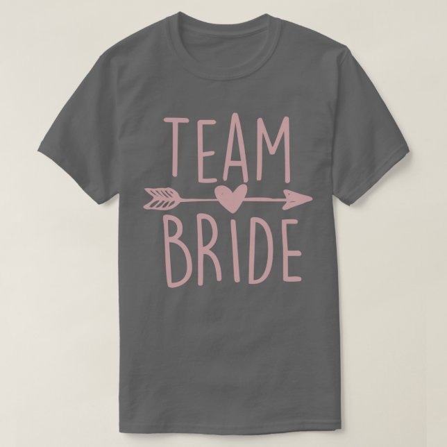 Team Bride Junggeselinnen-Abschied Shirts Bridal W (Design vorne)