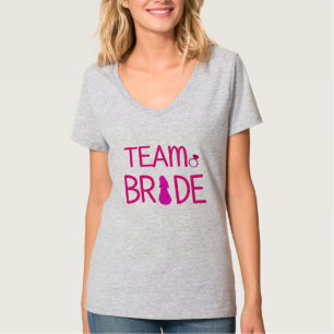 Team Bride - Junggeselinnen-Abschied-Shirts T-Shirt