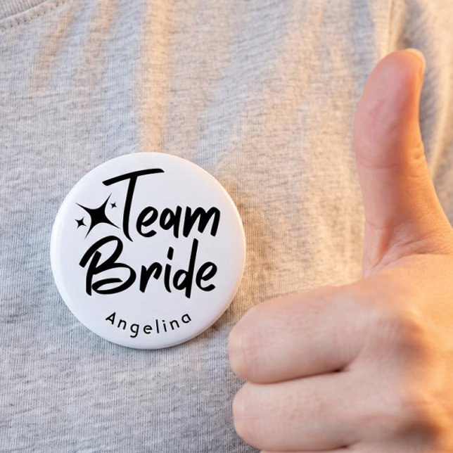 Team Bride-Junggesellinnenabschied-Button Button (Von Creator hochgeladen)