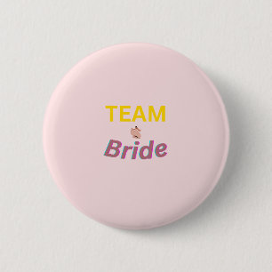 Team Bride Knopf Hochzeitsparer Button