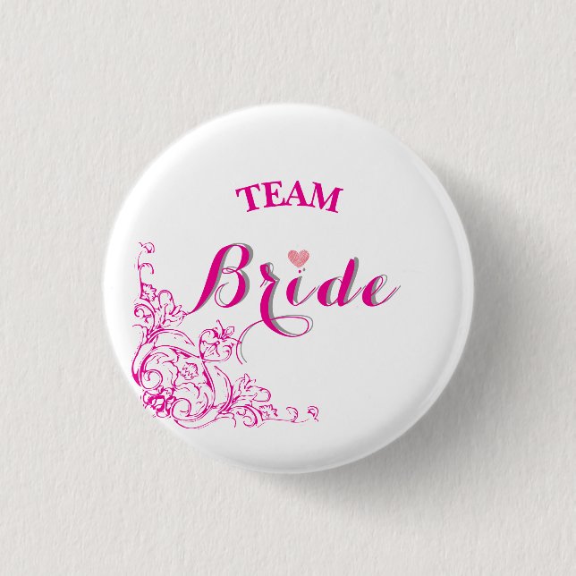 Team Bride ladkiwale badge  Button (Vorderseite)