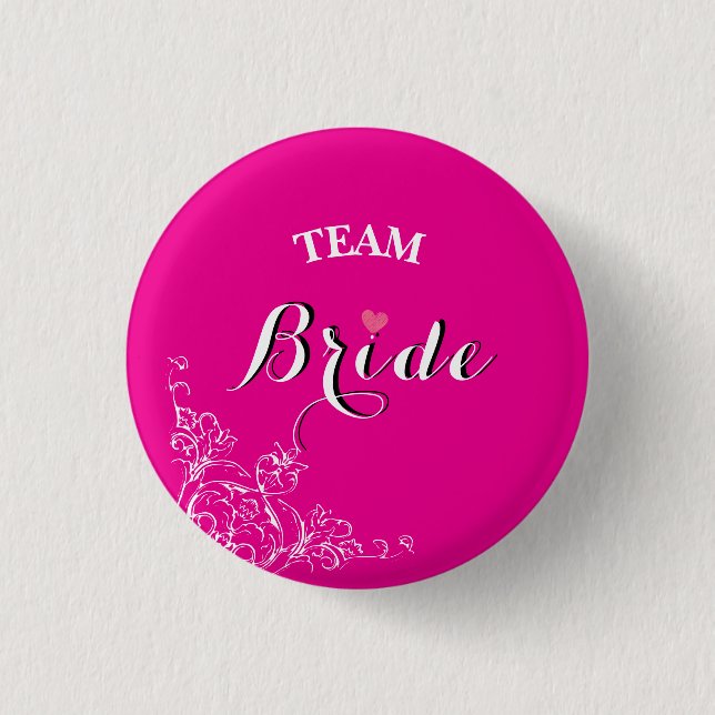 Team Bride ladkiwale badge  Button (Vorderseite)