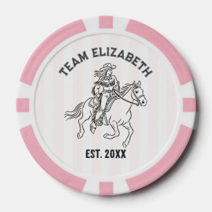 Team Bride Nashville Cowgirl Foto Junggesellinnena Pokerchips