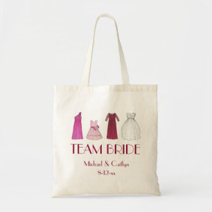 TEAM BRIDE Personalisiert Wedding Brautparty Tasch Tragetasche