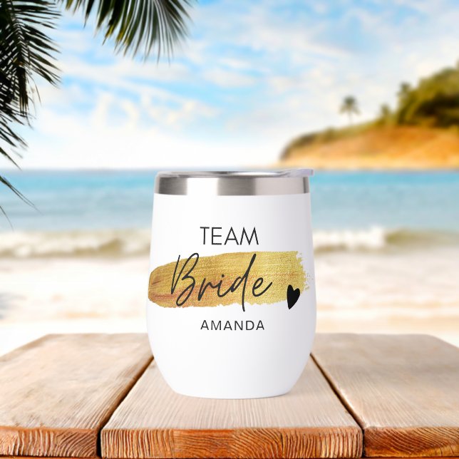 Team Bride Personalisierter Junggeselinnen-Abschie (Strand)