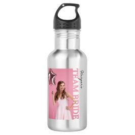 Team Bride Photo Stainless Steel Water Bottle | Pe Edelstahlflasche