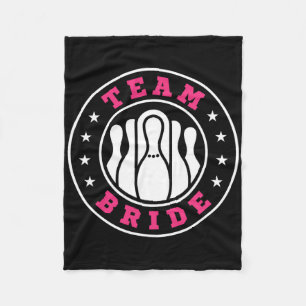Team Bride Team Groom Bowling Bachelor Party Weddi Fleecedecke