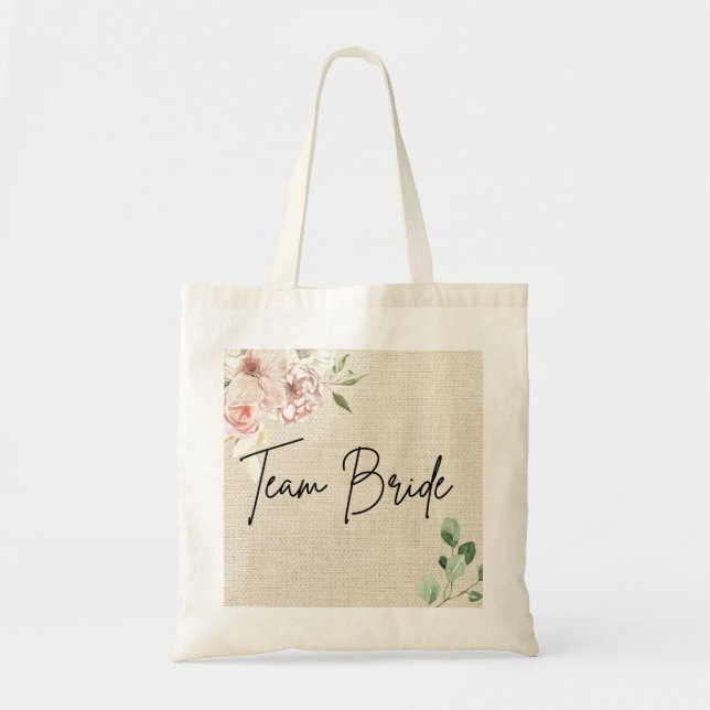 Team Bride Tote Bag Tragetasche (Vorne)