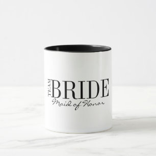 Team Bride Trauzeugin Brautparty Kaffee Tasse