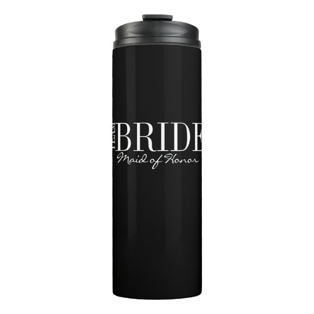 Team Bride Trauzeugin Brautparty Tumbler Thermosbecher (Vorderseite)
