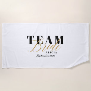 TEAM BRIDE Two-Tone  Strandtuch