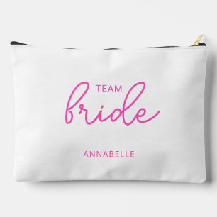 Team Bride Wedding Bachelorette Zubehörtasche