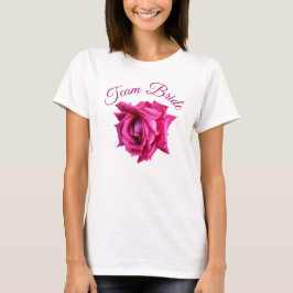 Team Bridge hübsche, rosafarbene Rose Blumenstrauß T-Shirt