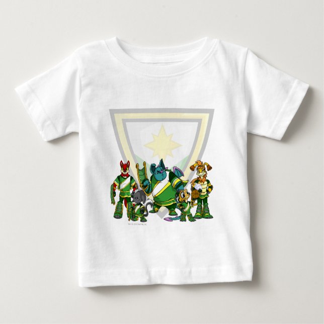 Team Brightvale Gruppe Baby T-shirt (Vorderseite)