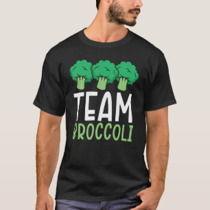 Team Broccoli Vegan Gemüse gesund vegetarisch T-Shirt