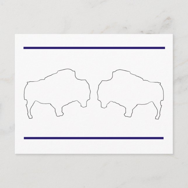 Team Buffalo Postkarte (Vorderseite)
