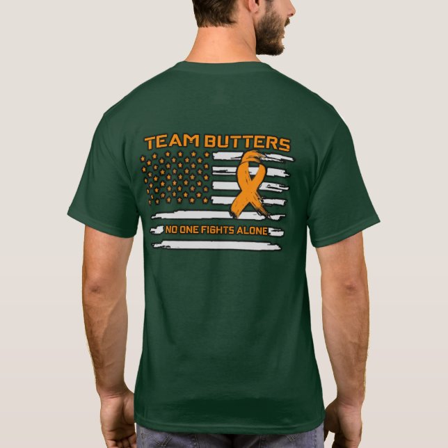 Team Butters - Flag T-Shirt (Rückseite)