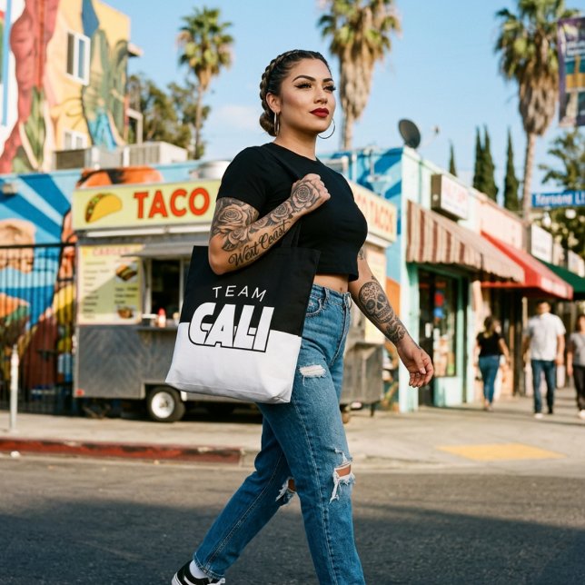 Team Cali-Taschentuch (Team Cali reusable shopping tote bag)
