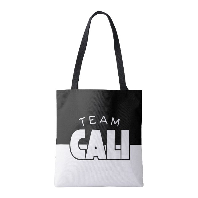 Team Cali wiederverwendbare Einkaufstasche (Team Cali reusable shopping tote bag)