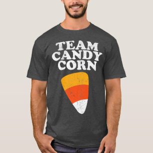 Team Candy Corn Funny Halloween Retro 80er 70er Ja T-Shirt