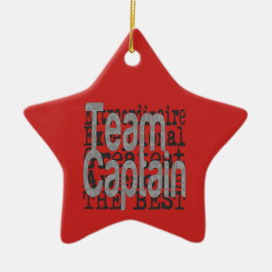 Team Captain Extraordinaire Keramikornament