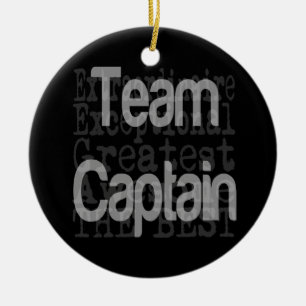 Team Captain Extraordinaire Keramikornament