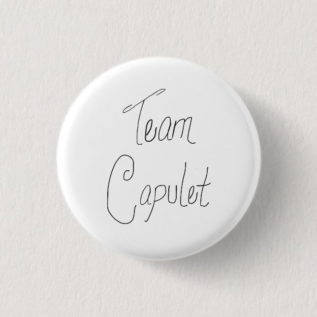Team Capulet Button (Vorderseite)