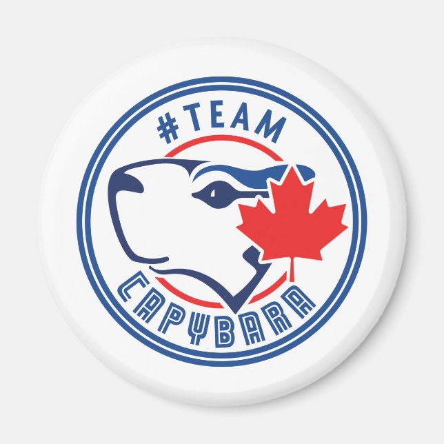 Team Capybara Magnet (Vorne)