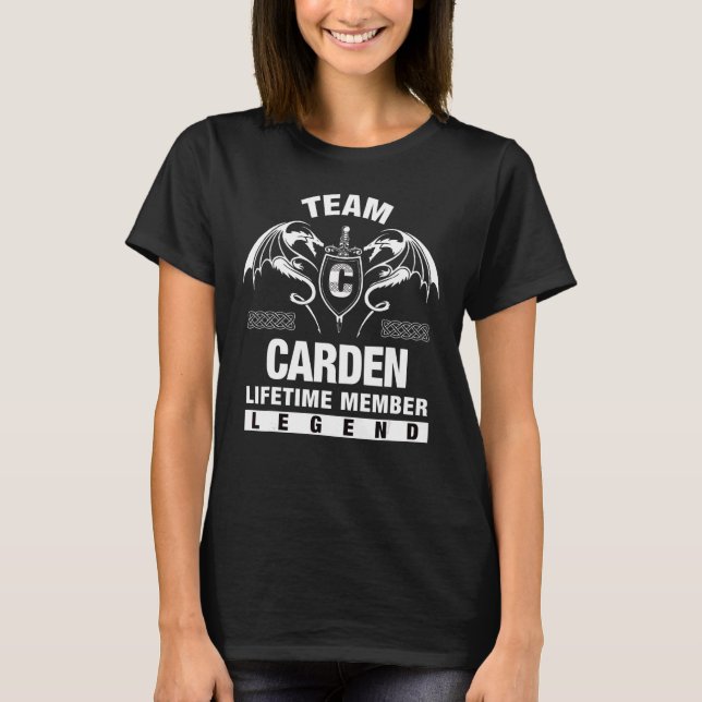 Team Carden Lifetime Mitglied T-Shirt (Vorderseite)