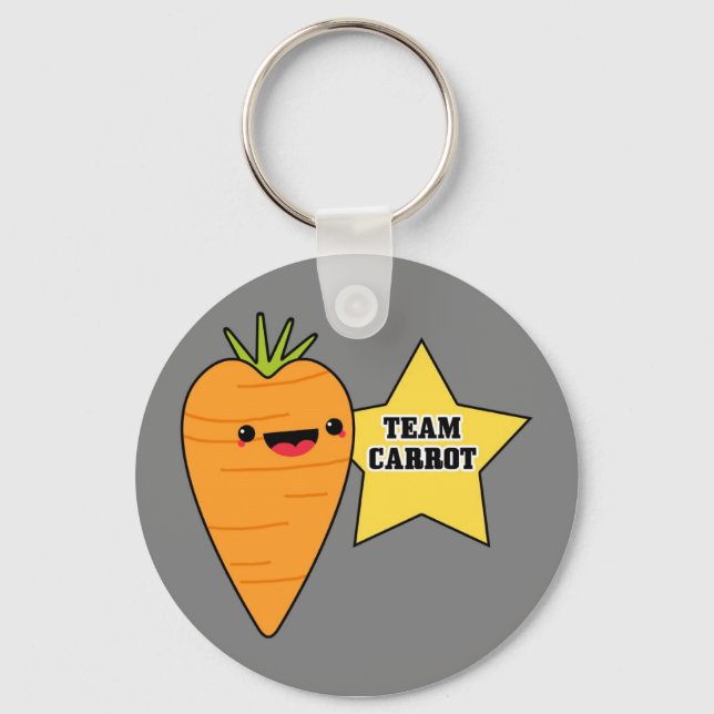 Team Carrot Schlüsselanhänger (Vorderseite)