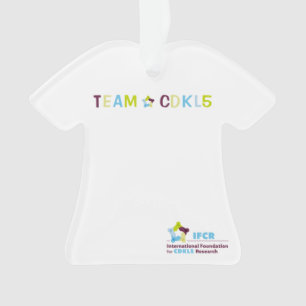 Team CDKL5 T - Shirt Ornament