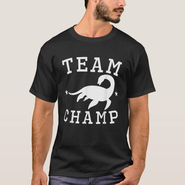 Team Champ Lake Champlain Monster T Shirt (Vorderseite)