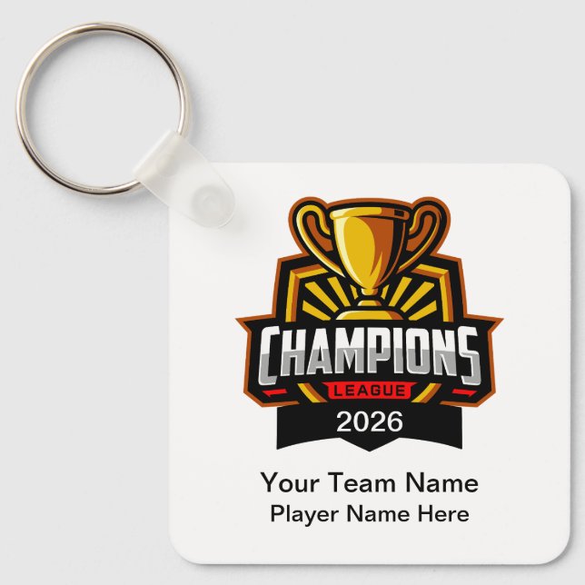 Team Championship Theme Bulk Custom Keychains Schlüsselanhänger (Vorderseite)
