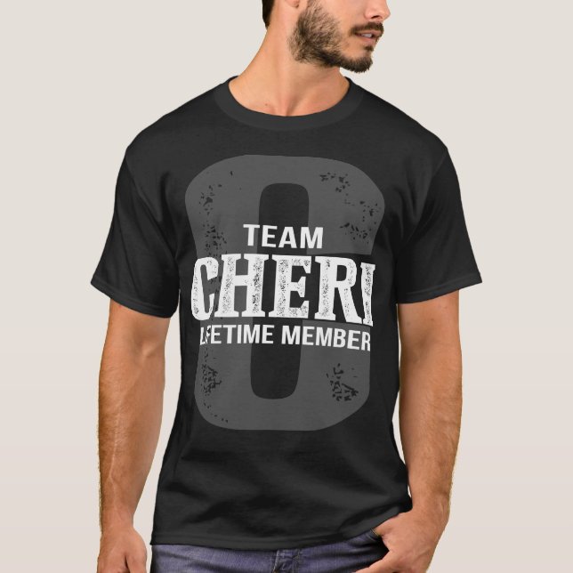 Team CHERI Lifetime Mitglied T-Shirt (Vorderseite)