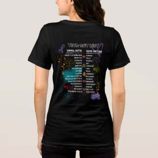 Team Cherokee Unbreakable Tour Damen-T-Shirt (Schw Tri-Blend Shirt